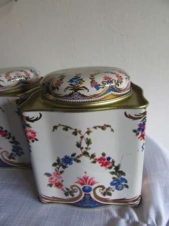 Set of Tea Caddy Tins