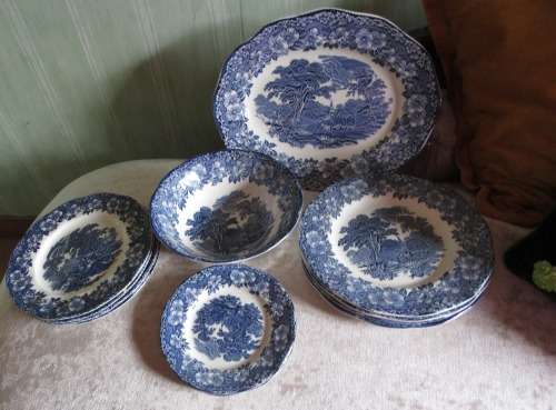 Enoch Wedgewood " Woodland" Part Dinner Service