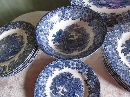 Enoch Wedgewood " Woodland" Part Dinner Service