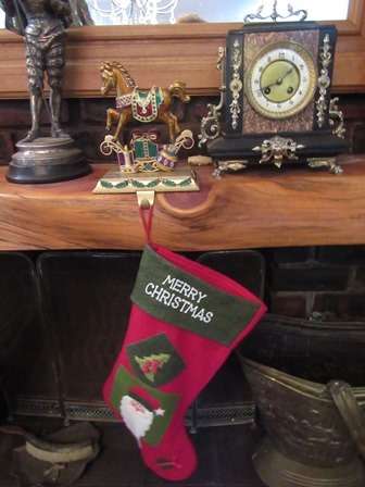 Decorative Cast Metal Christmas Hooks - Rocking Horse