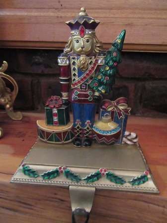 Decorative Cast Metal Christmas Hooks - Christmas Nutcracker