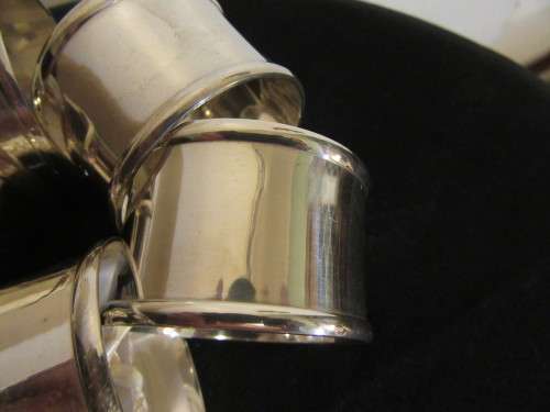 Set of 6 Silver Plate Serviette Rings