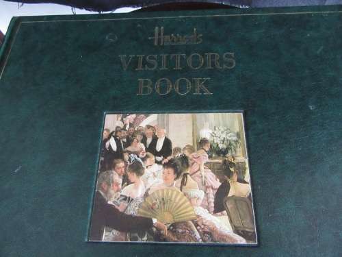 Harrods Visitors Book