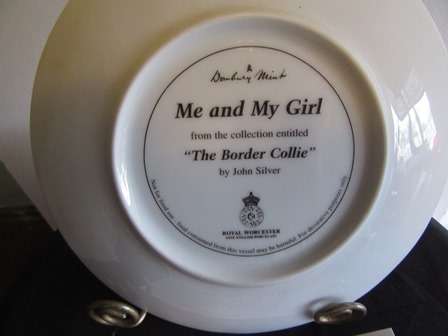 Royal Worcester "Me And My Girl Collectors Plate"