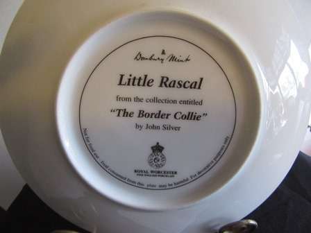Royal Worcester "Little Rascal"Collectors Plate"