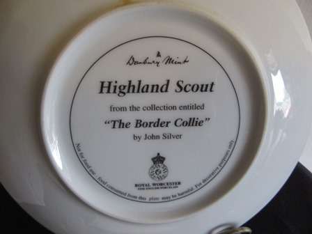 Royal Worcester Highland Scout"Collectors Plate"