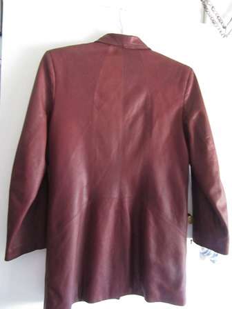 Vintage Ladies Monarch Leather Jacket in Tan