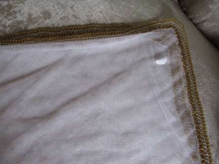 Vintage Beaded Food Net