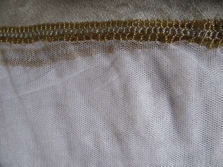 Vintage Beaded Food Net