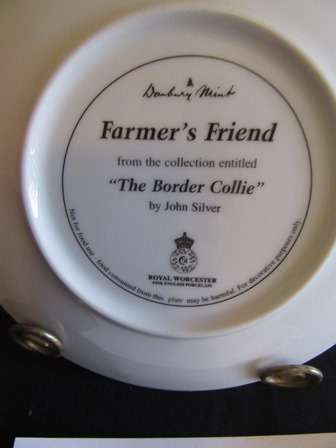 Royal Worcester" Farmers Friend" Collectors Plate