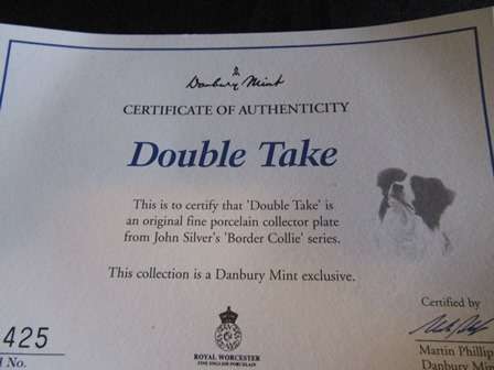 Royal Worcester"Double Take" Collectors Plate