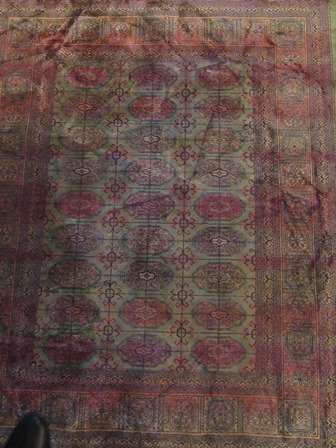 Chiraz Persian Style Silk Carpet made in Belguim