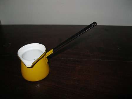 Enamel Gravy Scoop Made in Poland