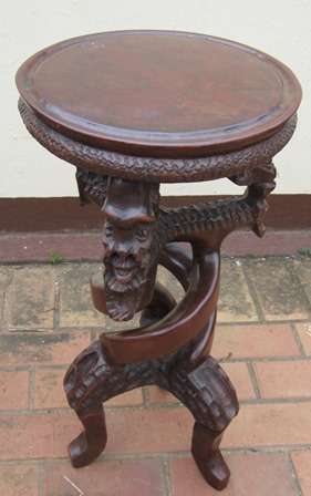 Carved African Table