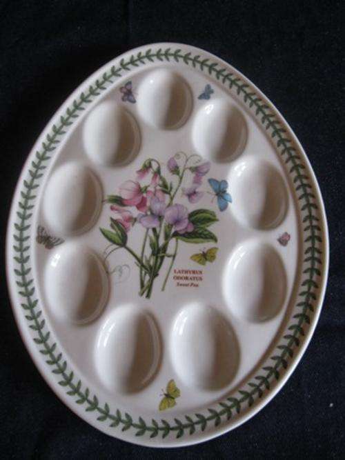 Portmeirions Botantic Garden Devilled Eggs Oval Platter