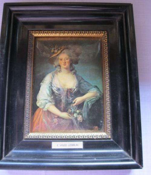 Vintage Framed E. Vigee - Lebrun Picture
