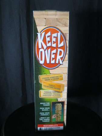 Keel Over Adult's only Drinking Game Tumbling Tower