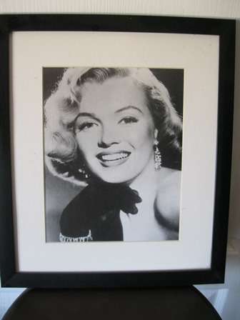 Black & White Framed Picture Marilyn Monroe