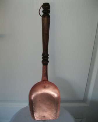 Handmade De Klerk Copper Shovel Spoon Ladle