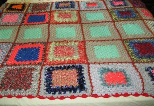 Vintage Crocheted Blanket