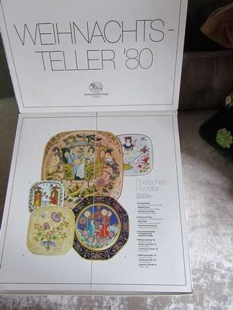 Weihnachts Teller 80 Collectors Plate By Hutschenreuther Germany