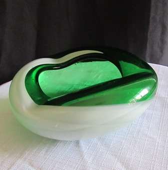 Stunning Art Glass Ashtray