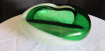 Stunning Art Glass Ashtray