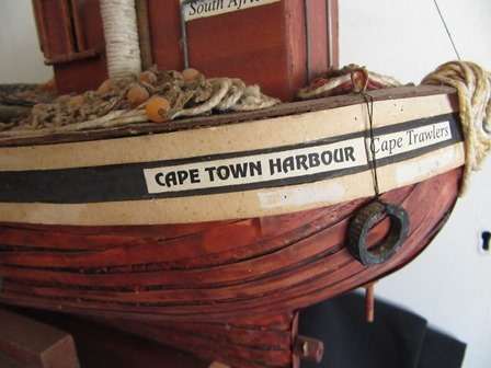 Wooden Cape Trawler on Stand