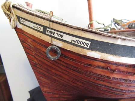 Wooden Cape Trawler on Stand