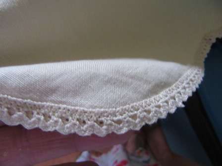 Vintage  Irish Linen Embroided Tablecloth