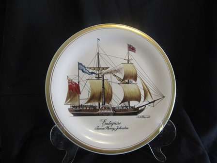 History Of SA Ships Rack Plates With Letter of Authenticity - Enterprise