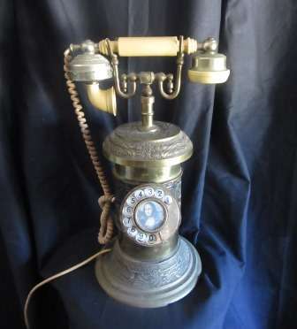 Vintage Brass Telephone