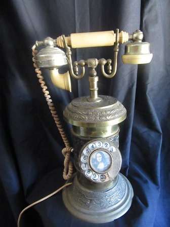 Vintage Brass Telephone