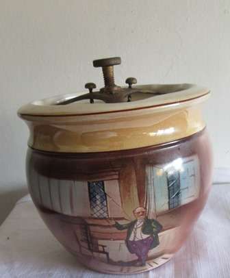 Dickens Grimwaldes Tobbaco Jar With Lid