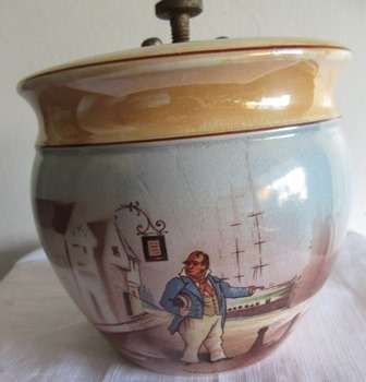 Dickens Grimwaldes Tobbaco Jar With Lid