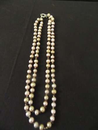 Freshwater Pearl Double Strand  Necklace