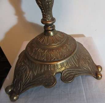 Victorian  Large Cranberry Oil Lamp