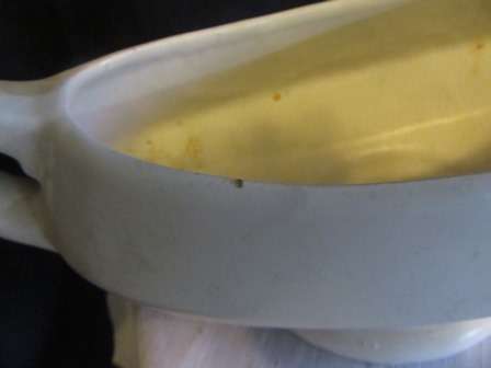 Vintage Drostdy Off  White Boat Shaped Vase