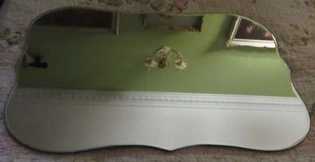 Bevelled Mirror with Scolloped Edges