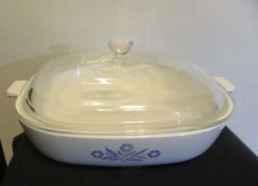 Large Square Corningware Serving Dish with Lid