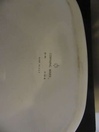 Large Square Corningware Serving Dish with Lid