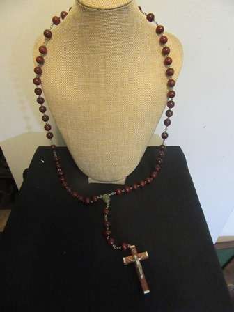 Wooden Beaded Rosary