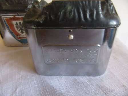 Vintage Pair of Barclays Bank Money Boxes Made by Fuchsware SA