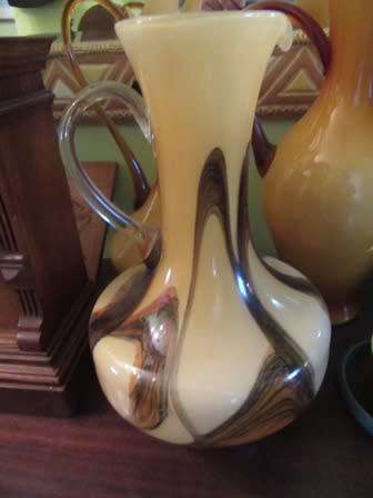 Venetian Glass Vase/ Pitcher
