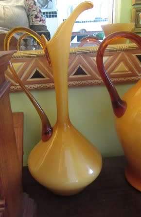 Venetian Glass Vase/ Pitcher