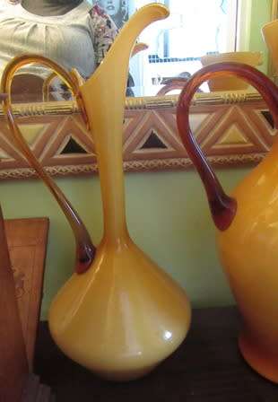 Venetian Glass Vase/ Pitcher