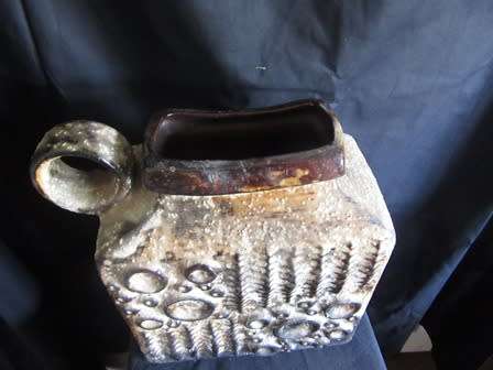 Beautiful Large Mid Centuary West Germany Carstens Tonniehof Lava Crater Vase