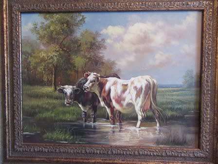 Nguni Cow Painting Beautifully Framed