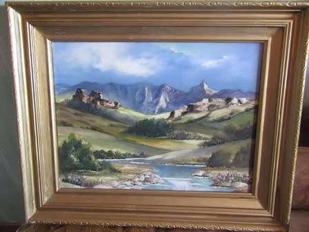 SA Artist G Hulsen Framed Landscape Painting