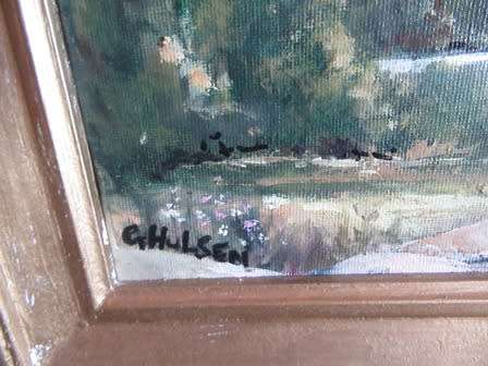 SA Artist G Hulsen Framed Landscape Painting